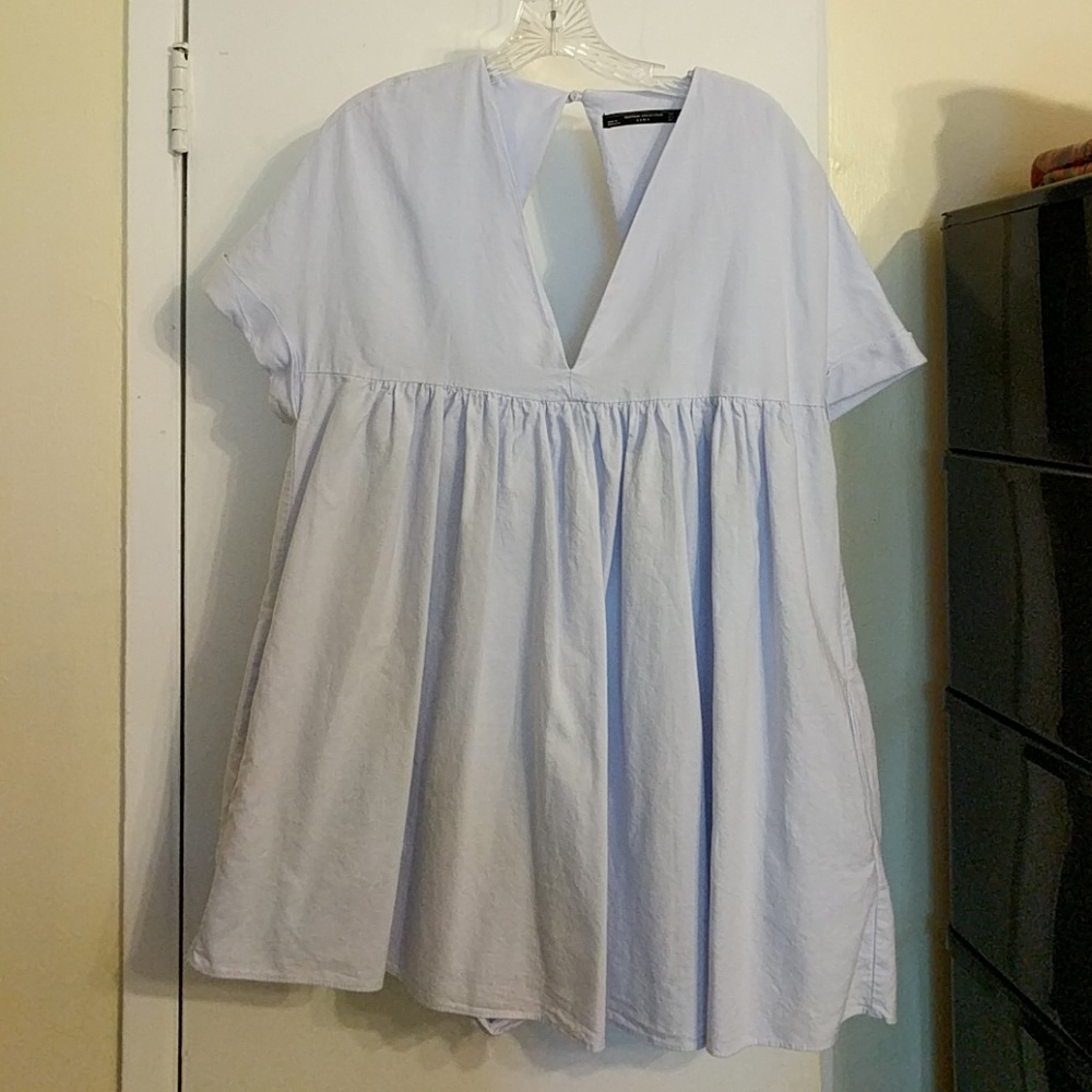 ZARA Baby Blue Romper